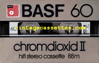 BASF BASF Chromdioxid II 1981 Type II Cassette Tape