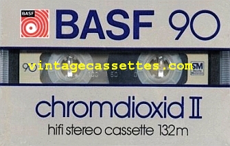 BASF BASF Chromdioxid II 1982–83 Type II Cassette Tape