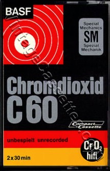 BASF BASF Chromdioxid 60 Type II 1971–73 Type II Cassette Tape