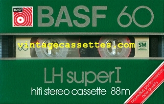 BASF BASF LH super I Type I 1982–83 Type I Cassette Tape