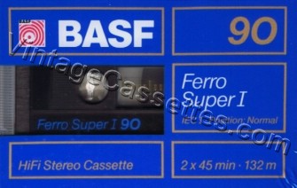 BASF BASF Ferro Super I Type I 1988–89 Type I Cassette Tape