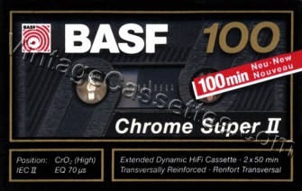BASF BASF Chrome Super II 1989–90 Type II Cassette Tape