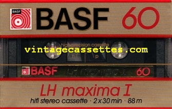 BASF BASF LH maxima I Type I alternative shell 1985–87 Type I Cassette Tape