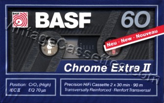 BASF BASF Chrome Extra II 1989–90 Type II Cassette Tape