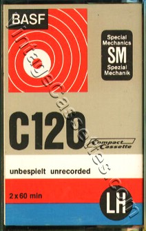BASF BASF LH SM 120 Type I 1971–73 Type I Cassette Tape