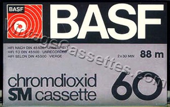 BASF BASF Chromdioxid 1976 Type II Cassette Tape