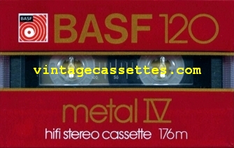 BASF BASF Metal IV 1982–83 Type IV Cassette Tape
