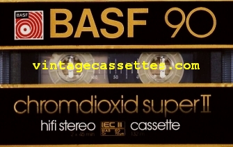 BASF BASF Chromdioxid Super II 1984 Type II Cassette Tape
