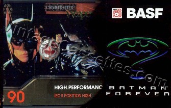 BASF BASF Batman Forever Type II Special Series 1995–97 Type II Cassette Tape