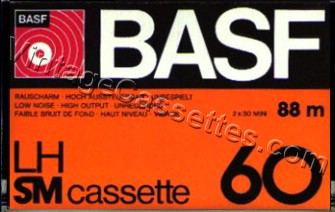 BASF BASF LH SM 1976 Type I Cassette Tape