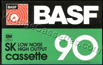 BASF BASF SK 90 1974–75 Type I Cassette Tape