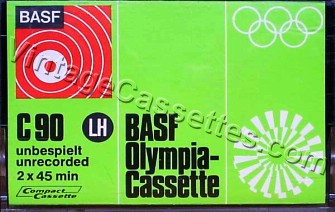 BASF BASF LH Olympia 90 Type I 1971–73 Type I Cassette Tape