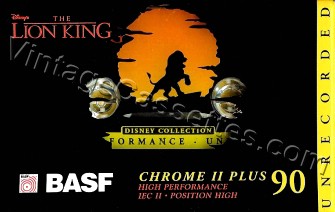BASF BASF Lion King Type II Special Series 1995–97 Type II Cassette Tape