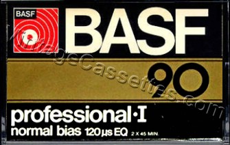 BASF BASF Profesional I 1976–78 Type I Cassette Tape