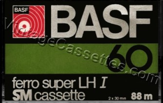 BASF BASF ferro super LH I 1977–79 Type I Cassette Tape