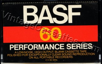 BASF BASF Performance Type I . 1976–78 Type I Cassette Tape
