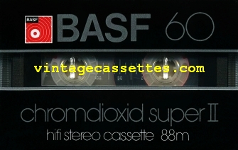 BASF BASF Chromdioxid Super II Type II silver, alternative shell 1982–83 Type II Cassette Tape