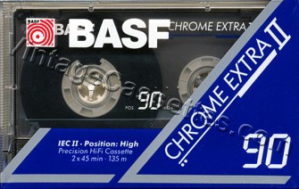 BASF BASF Chrome Extra II Type II later edition 1991–93 Type II Cassette Tape