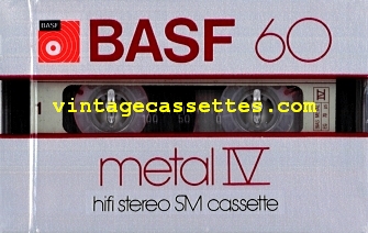 BASF BASF Metal IV Type IV 1981 Type IV Cassette Tape