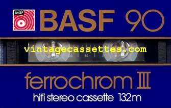 BASF BASF Ferrochrom III Type III alternative shell 1982–83 Type III Cassette Tape