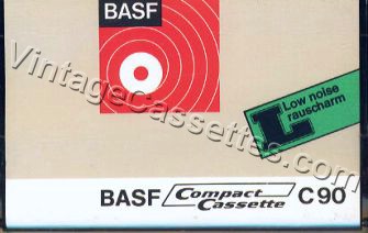 BASF BASF L 90 Type I 1969–70 Type I Cassette Tape