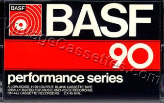 BASF BASF Performance Type I . 1978 Type I Cassette Tape
