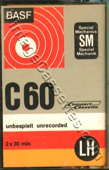 BASF BASF LH SM 60 Type I 1971–73 Type I Cassette Tape