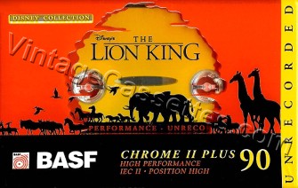 BASF BASF Lion King Type II Special Series 1995–97 Type II Cassette Tape