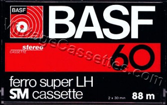 BASF BASF ferro super LH 1977–79 Type I Cassette Tape