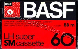 BASF BASF LH Super 1976 Type I Cassette Tape