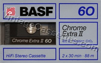 BASF BASF Chrome Extra II 1988–89 Type II Cassette Tape