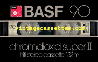 BASF BASF Chromdioxid Super II Type II 1981 Type II Cassette Tape