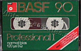 BASF BASF Profesional I Type I USA Market. 1980–81 Type I Cassette Tape