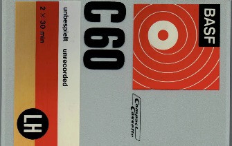 BASF BASF LH C60 (Library Box/Archivbox) 1971–74 Type I Cassette Tape