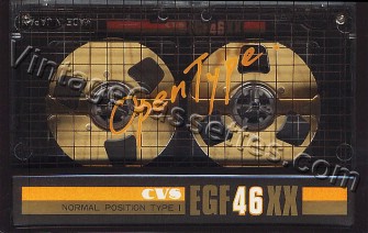 CVS CVS XX Type I 1983 Type I Cassette Tape