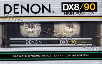 Denon DENON DX8 1982–83 Type II Cassette Tape