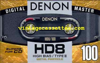 Denon DENON HD8 1994–96 Type II Cassette Tape
