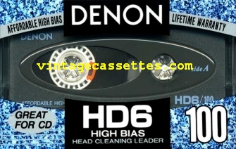 Denon DENON HD6 Type II 1992–93 Type II Cassette Tape