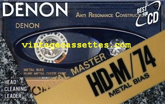 Denon DENON HD-M 1990–91 Type IV Cassette Tape