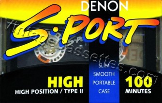 Denon DENON S-Port High 1990–91 Type II Cassette Tape