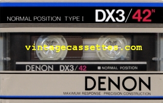 Denon DENON DX4 1983–84 Type I Cassette Tape