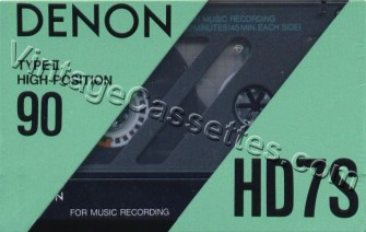 Denon DENON HD7S 1990–91 Type II Cassette Tape