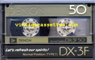 Denon DENON DX-3F 1985 Type I Cassette Tape