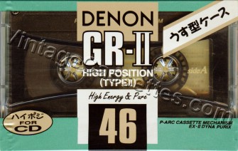 Denon DENON GR-II 1992–93 Type II Cassette Tape