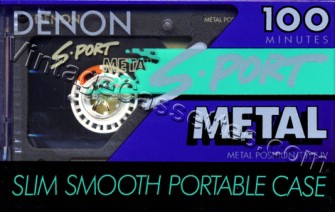 Denon DENON S-Port Metal 1992–93 Type IV Cassette Tape