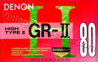 Denon DENON GR-II 1993–94 Type II Cassette Tape