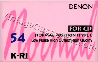 Denon DENON K-RI 1993–94 Type I Cassette Tape