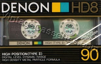 Denon DENON HD8 1985–86 Type II Cassette Tape