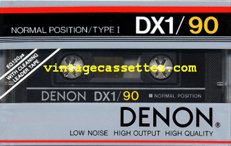 Denon DENON DX1 1983–84 Type I Cassette Tape