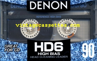 Denon DENON HD6 1990–91 Type II Cassette Tape